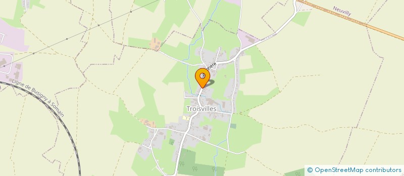 localisation de l'entreprise SCI LES CAILLOUX DDE LA RHONELLE  TROISVILLES