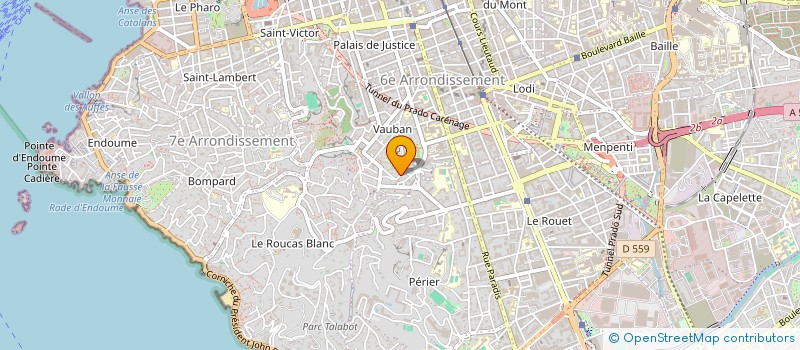 localisation de l'entreprise SCI LES CAIRINS  MARSEILLE