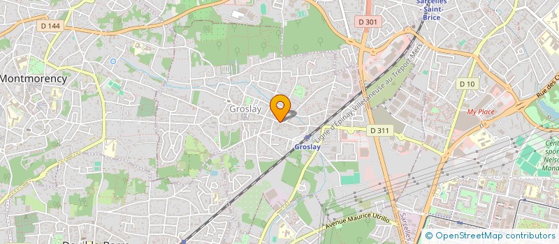 localisation de l'entreprise SCI LES CALANQUES  GROSLAY