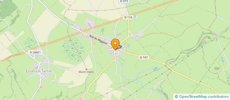 localisation de l'entreprise SCI LES CALETES  CENSEAU