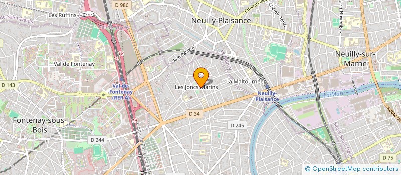 localisation de l'entreprise SCI LES CALLAGHAN  LE PERREUX-SUR-MARNE
