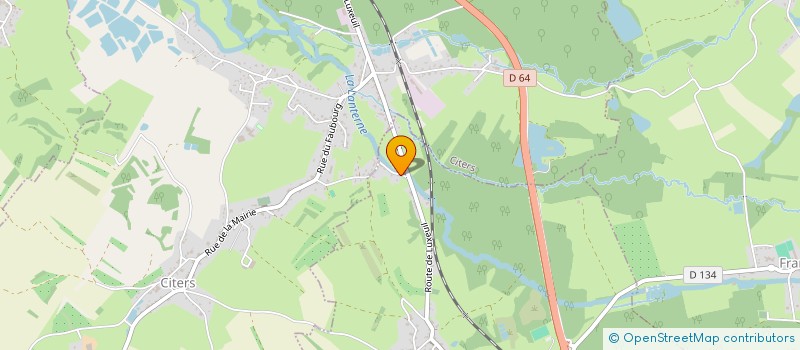 localisation de l'entreprise SCI LES CALUCHOTS  FROIDETERRE