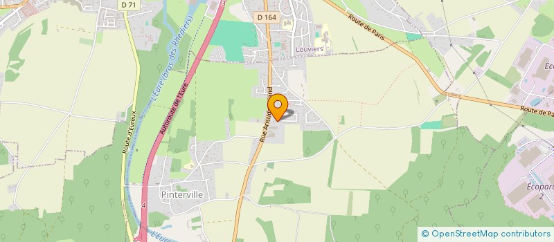 localisation de l'entreprise SCI LES CAMAGNANS  LA HAYE-MALHERBE