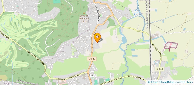 localisation de l'entreprise SCI LES CAMARGUAIS  CUCQ