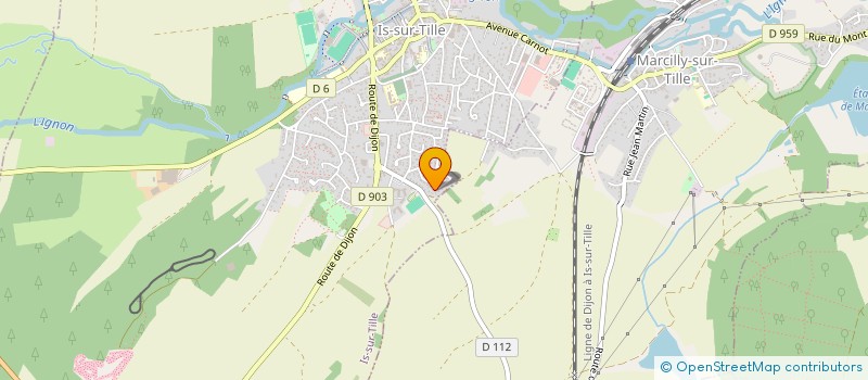 localisation de l'entreprise SCI LES CAMBON  IS-SUR-TILLE