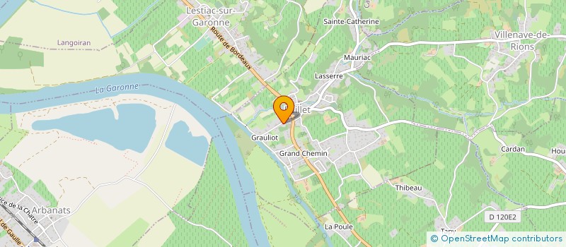 localisation de l'entreprise SCI LES CAMELIAS  PAILLET