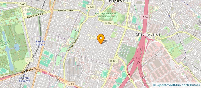 localisation de l'entreprise SCI LES CAMELIAS  L'HAY-LES-ROSES