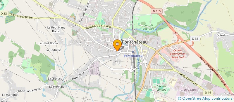 localisation de l'entreprise SCI LES CAMELIAS  PONTCHATEAU