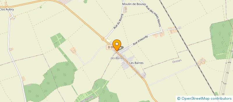 localisation de l'entreprise SCI LES CAMELIAS  BOULAY-LES-BARRES