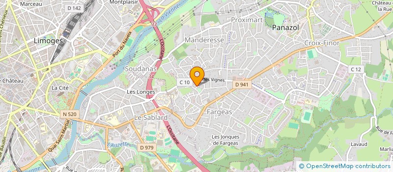 localisation de l'entreprise SCI LES CAMELIAS à PANAZOL