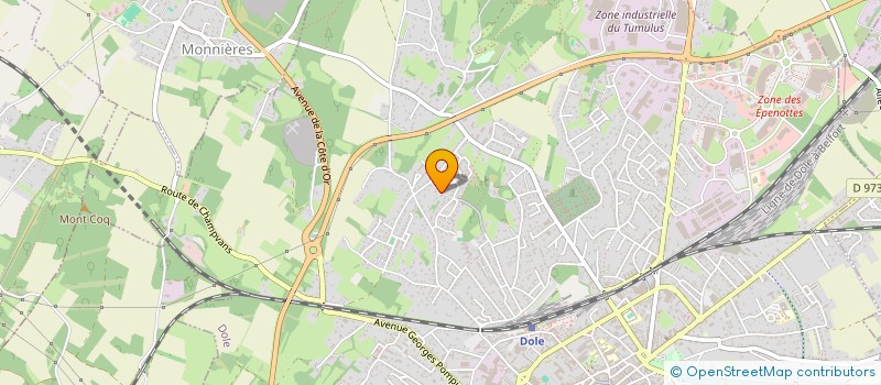 localisation de l'entreprise SCI LES CAMELIAS  FOUCHERANS