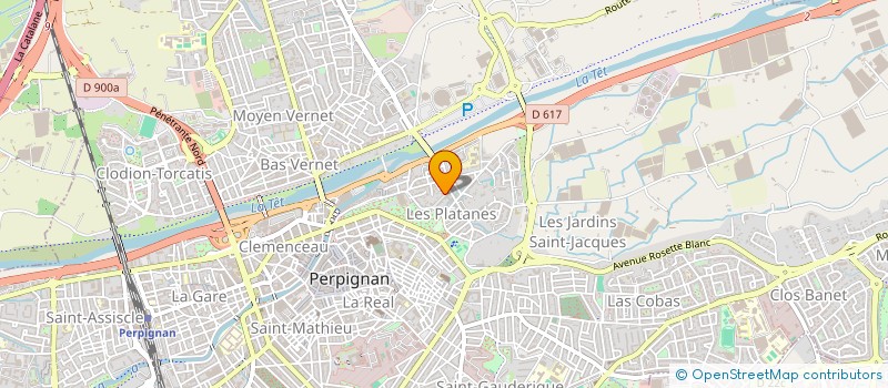 localisation de l'entreprise SCI LES CAMELIAS II  PERPIGNAN