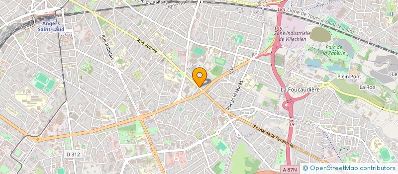 localisation de l'entreprise SCI LES CAMELIENS à ANGERS