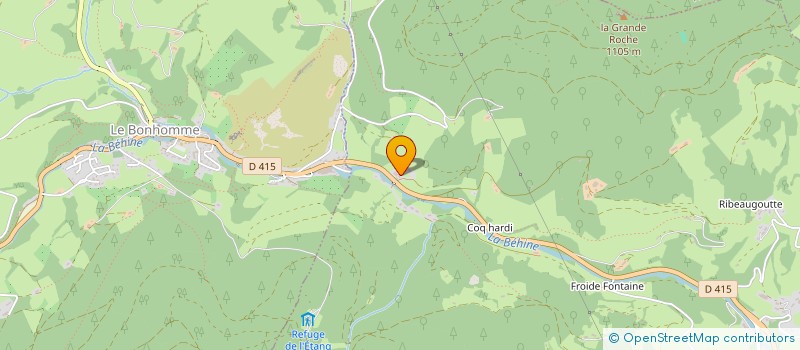 localisation de l'entreprise SCI LES CAMMES  LAPOUTROIE