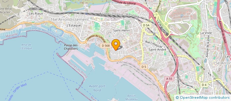 localisation de l'entreprise SCI LES CAMOINS à MARSEILLE