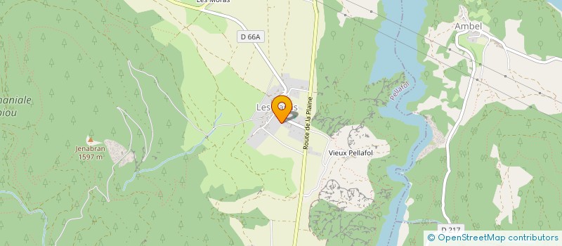 localisation de l'entreprise SCI LES CAMPAGNOLES  PELLAFOL