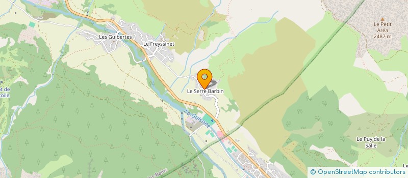 localisation de l'entreprise SCI LES CAMPANULES à LE MONETIER-LES-BAINS