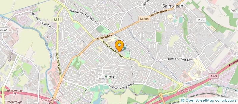 localisation de l'entreprise SCI LES CAMPS DE LA CROIX à L'UNION