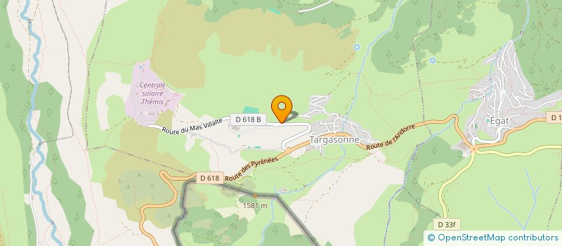 localisation de l'entreprise SCI LES CANALETTES  FONT-ROMEU-ODEILLO-VIA