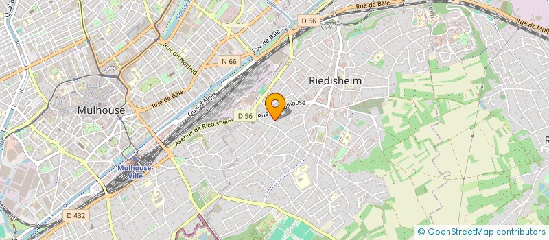 localisation de l'entreprise SCI LES CANARIES  RIEDISHEIM