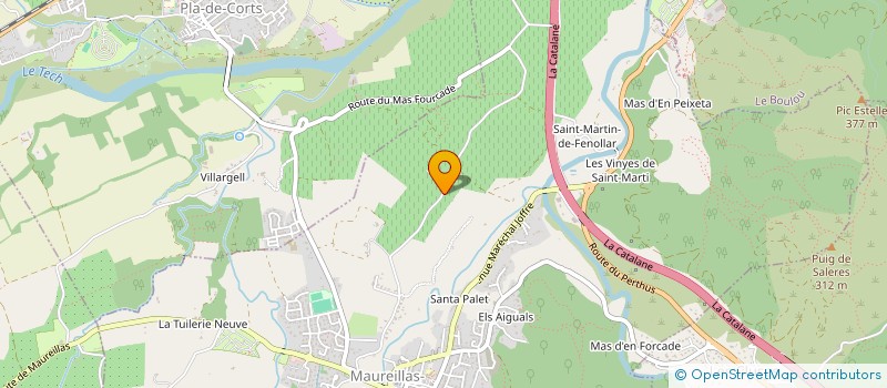 localisation de l'entreprise SCI LES CANARIES  MAUREILLAS-LAS-ILLAS