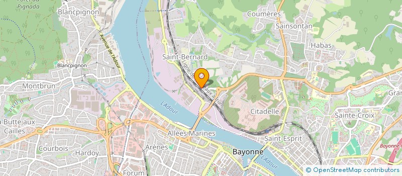 localisation de l'entreprise SCI LES CANARIS à BAYONNE