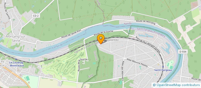 localisation de l'entreprise SCI LES CANETONS à SAINT-FARGEAU-PONTHIERRY