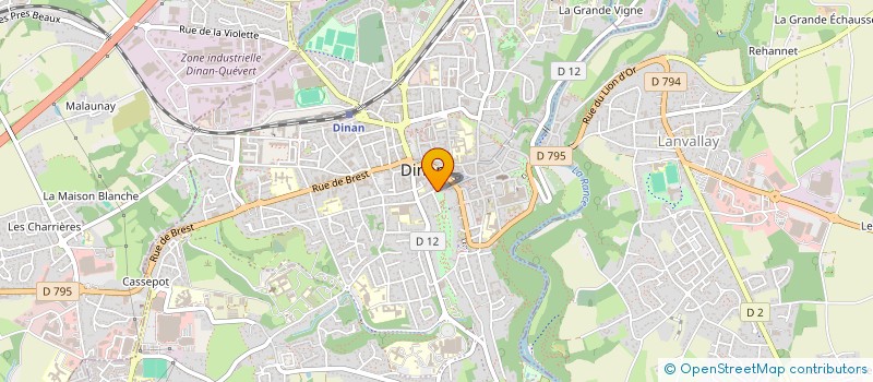 localisation de l'entreprise SCI LES CANETONS  DINAN