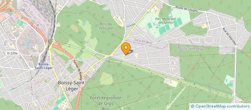 localisation de l'entreprise SCI LES CANETONS à BOISSY-SAINT-LEGER