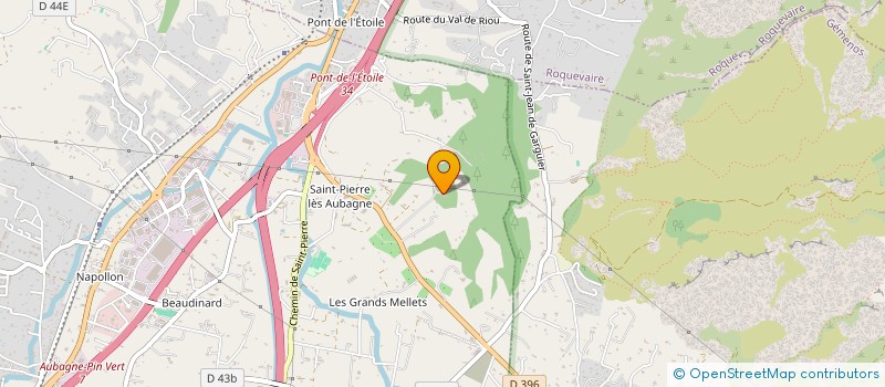 localisation de l'entreprise SCI LES CANIERS à AUBAGNE