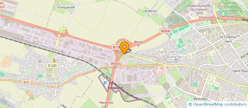 localisation de l'entreprise SCI LES CANNOISES  CARPIQUET