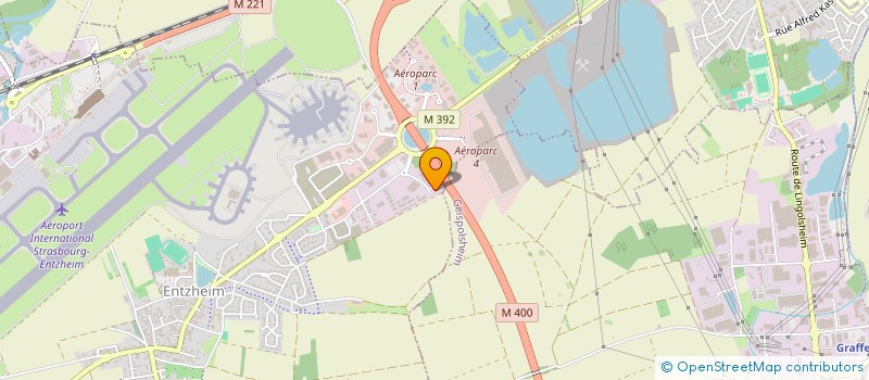 localisation de l'entreprise SCI LES CANNOTIERS  ENTZHEIM