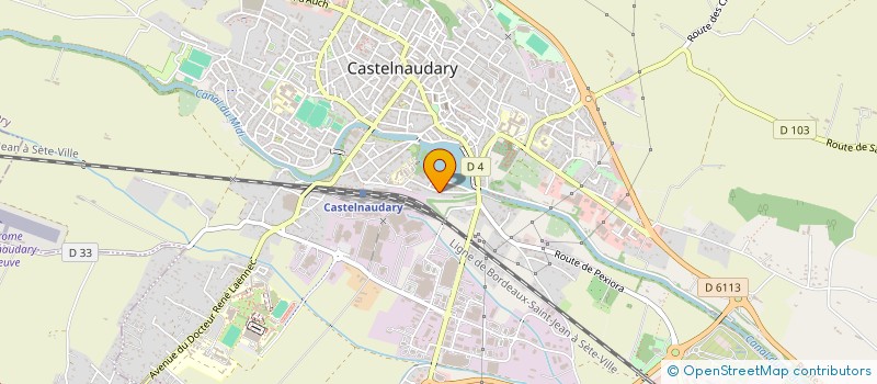 localisation de l'entreprise SCI LES CANTALOUS  CASTELNAUDARY