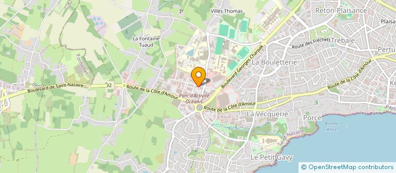 localisation de l'entreprise SCI LES CAP HORMIERS à SAINT-NAZAIRE