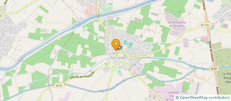 localisation de l'entreprise SCI LES CAPELLANS  TORREILLES