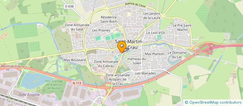 localisation de l'entreprise SCI LES CAPHANAIS à SAINT-MARTIN-DE-CRAU