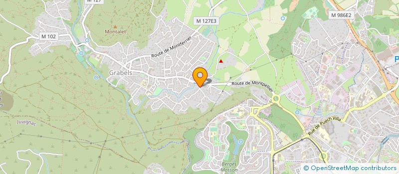 localisation de l'entreprise SCI LES CAPITELLES  GRABELS