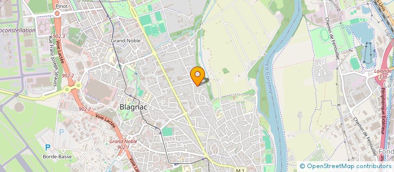 localisation de l'entreprise SCI LES CAPITOULS  BLAGNAC