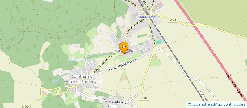 localisation de l'entreprise SCI LES CAPONNIERES  COURTRIZY-ET-FUSSIGNY