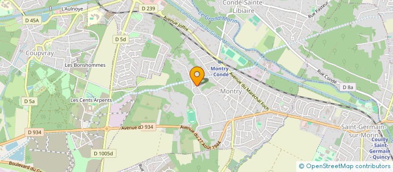 localisation de l'entreprise SCI LES CAPRECIES à MONTRY
