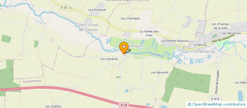localisation de l'entreprise SCI LES CAPUCINES à COURTEMAUX