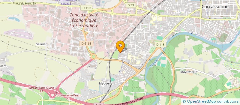 localisation de l'entreprise SCI LES CAPUCINES à CARCASSONNE