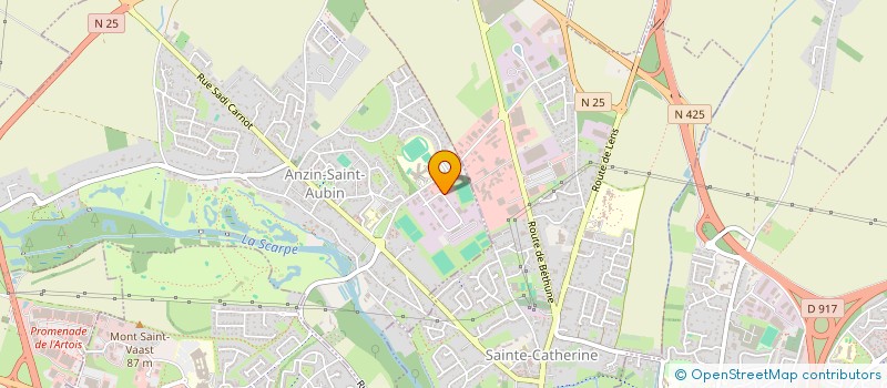 localisation de l'entreprise SCI LES CAPUCINES  ANZIN-SAINT-AUBIN