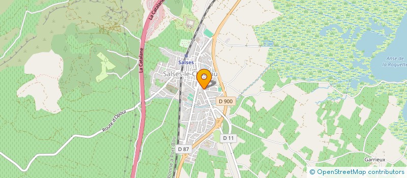 localisation de l'entreprise SCI LES CAPUCINES  SALSES-LE-CHATEAU