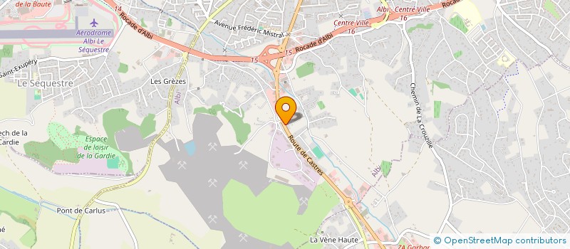 localisation de l'entreprise SCI LES CAPUCINES à ALBI