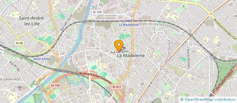 localisation de l'entreprise SCI LES CAPUCINES à LA MADELEINE