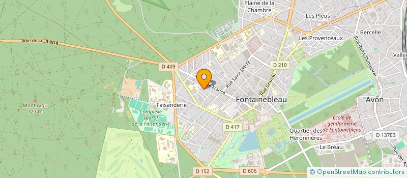 localisation de l'entreprise SCI LES CAPUCINES à FONTAINEBLEAU