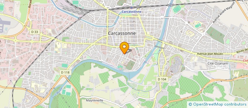 localisation de l'entreprise SCI LES CAPUCINES à CARCASSONNE