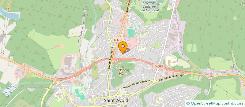localisation de l'entreprise SCI LES CAPUCINES  SAINT-AVOLD