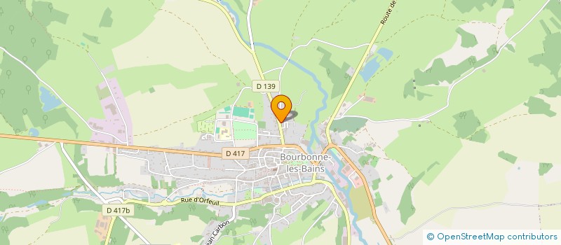 localisation de l'entreprise SCI LES CAPUCINS à BOURBONNE-LES-BAINS